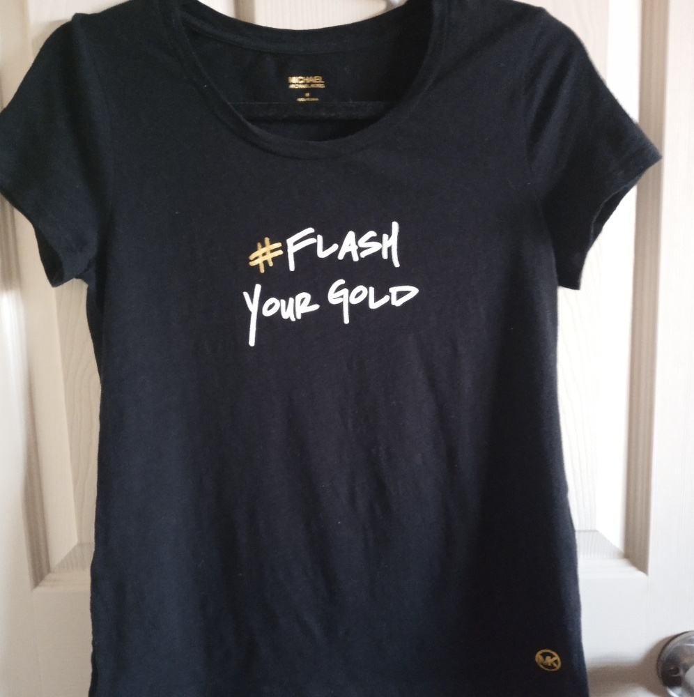 Black Michael Kors T-shirt Size Medium